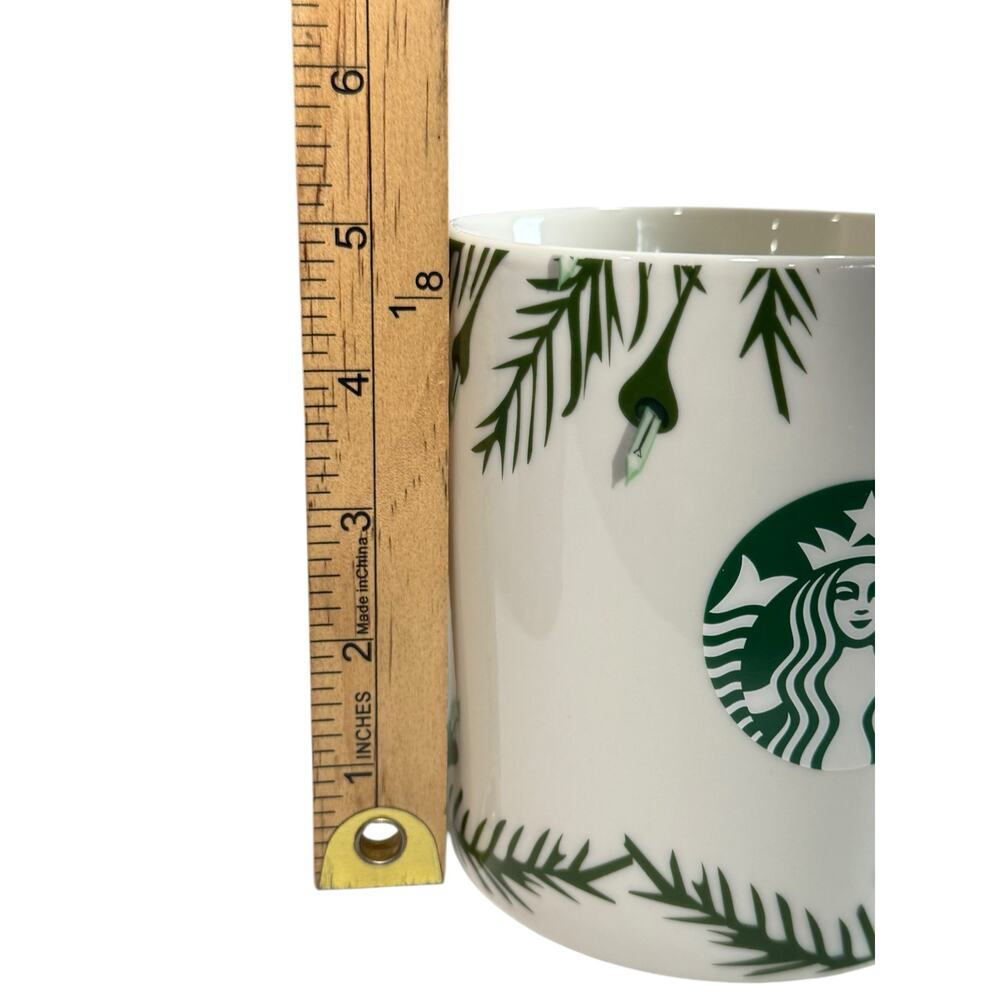 Starbucks Jumbo XL Holiday Mug 26oz 2020 Ceramic Christmas Tree Garland Lights - Picture 12 of 13